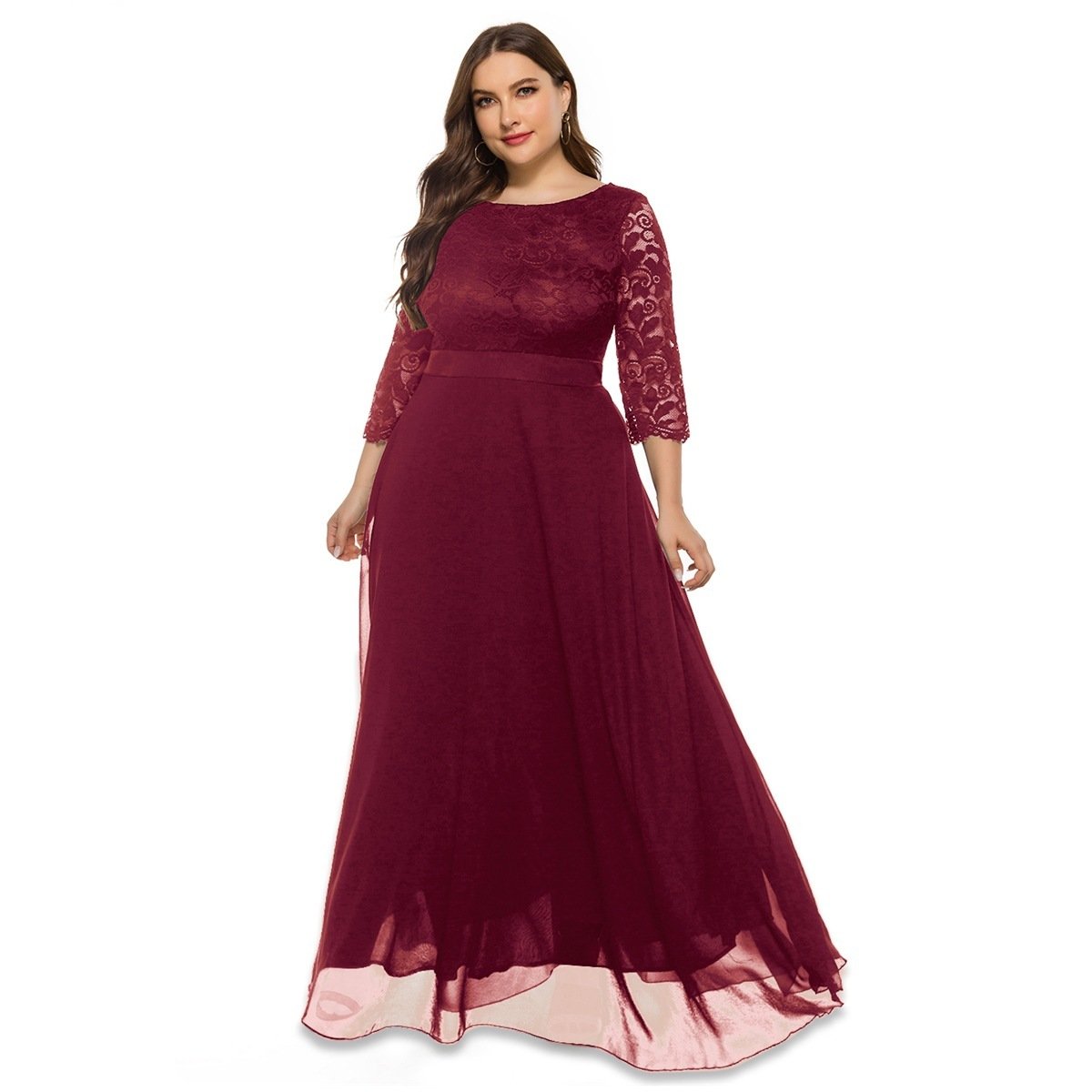 Lace Evening Gown Bridesmaid Dress - Image 2