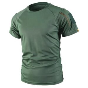Quick-drying Tactical Short-sleeve Men's Crew-neck T-shirt