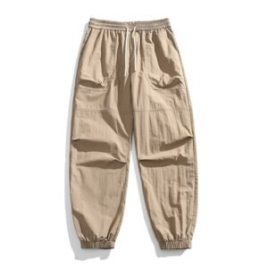Cross Border Wholesale 2026 Spring New Style Work Pants American Retro Jogger Pants Men's Loose Versatile Long Pants