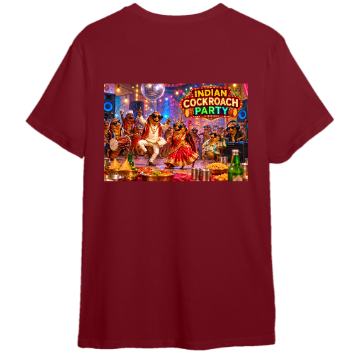 Indian Cockroach Party T-Shirt - Image 2